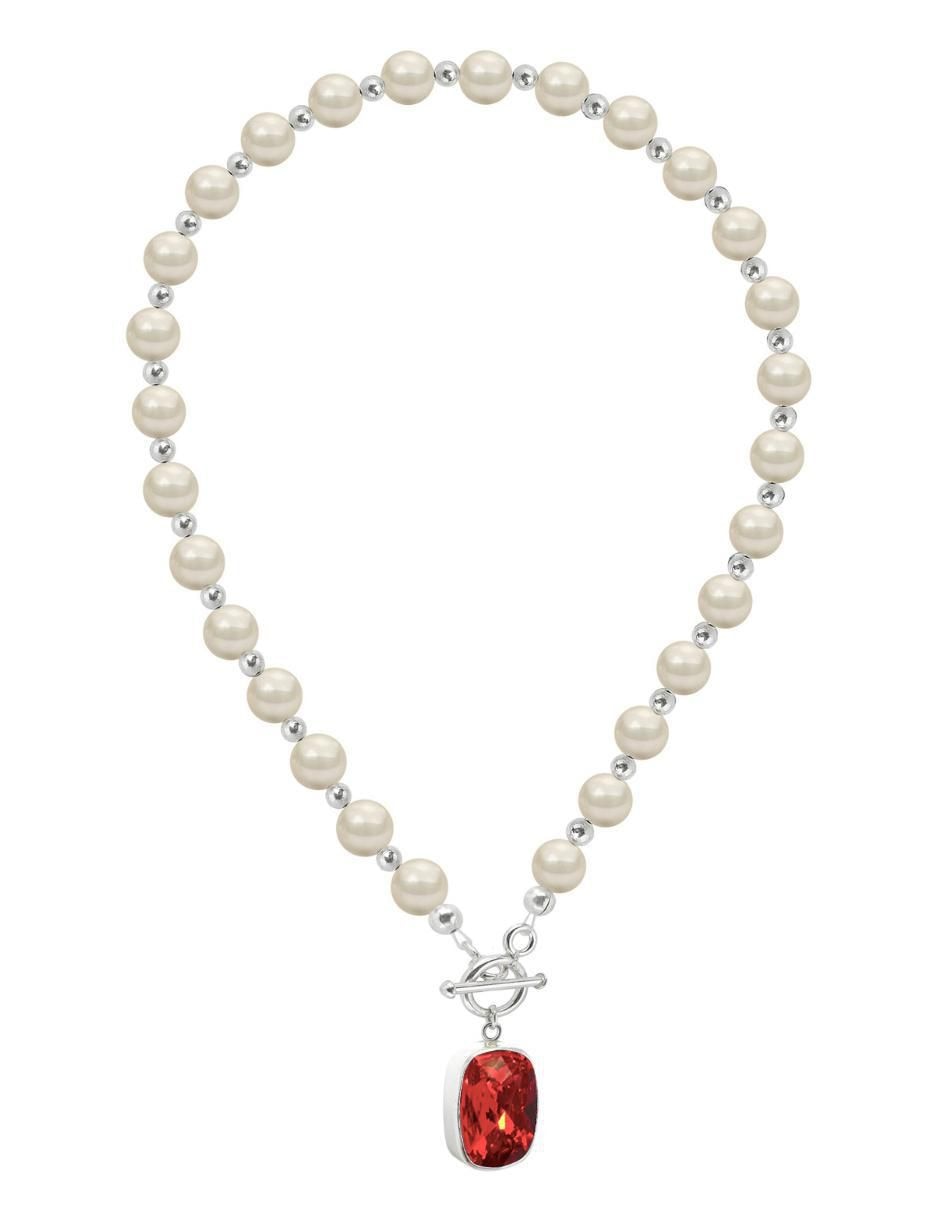 Collar Baguette de plata P 925 4