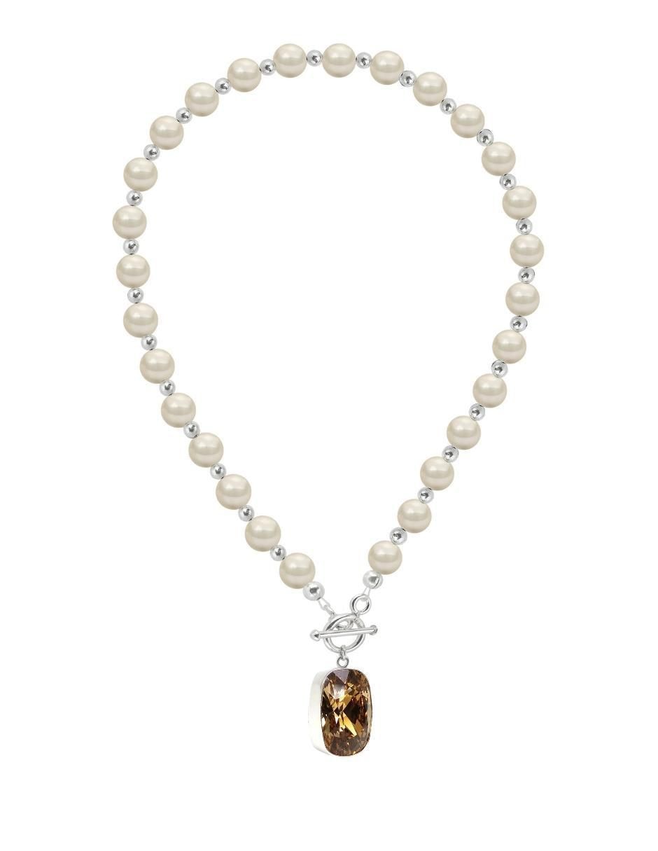 Collar "de (si aplica)" diferentes diseños zvezda baguette "de" plata p 925