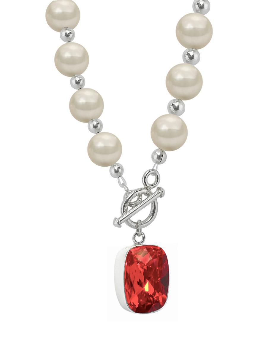 Collar Baguette de plata P 925
