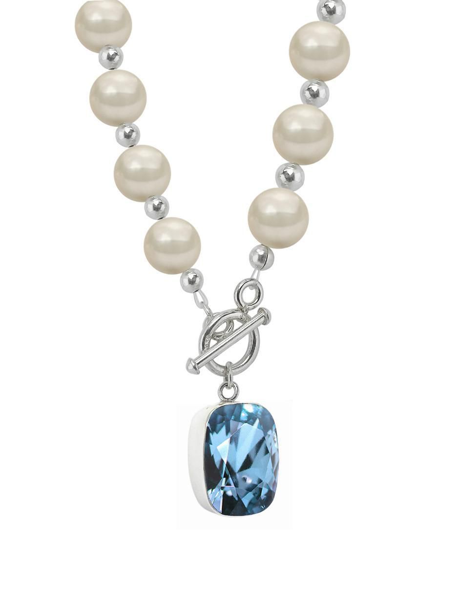 Collar Baguette de plata P 925