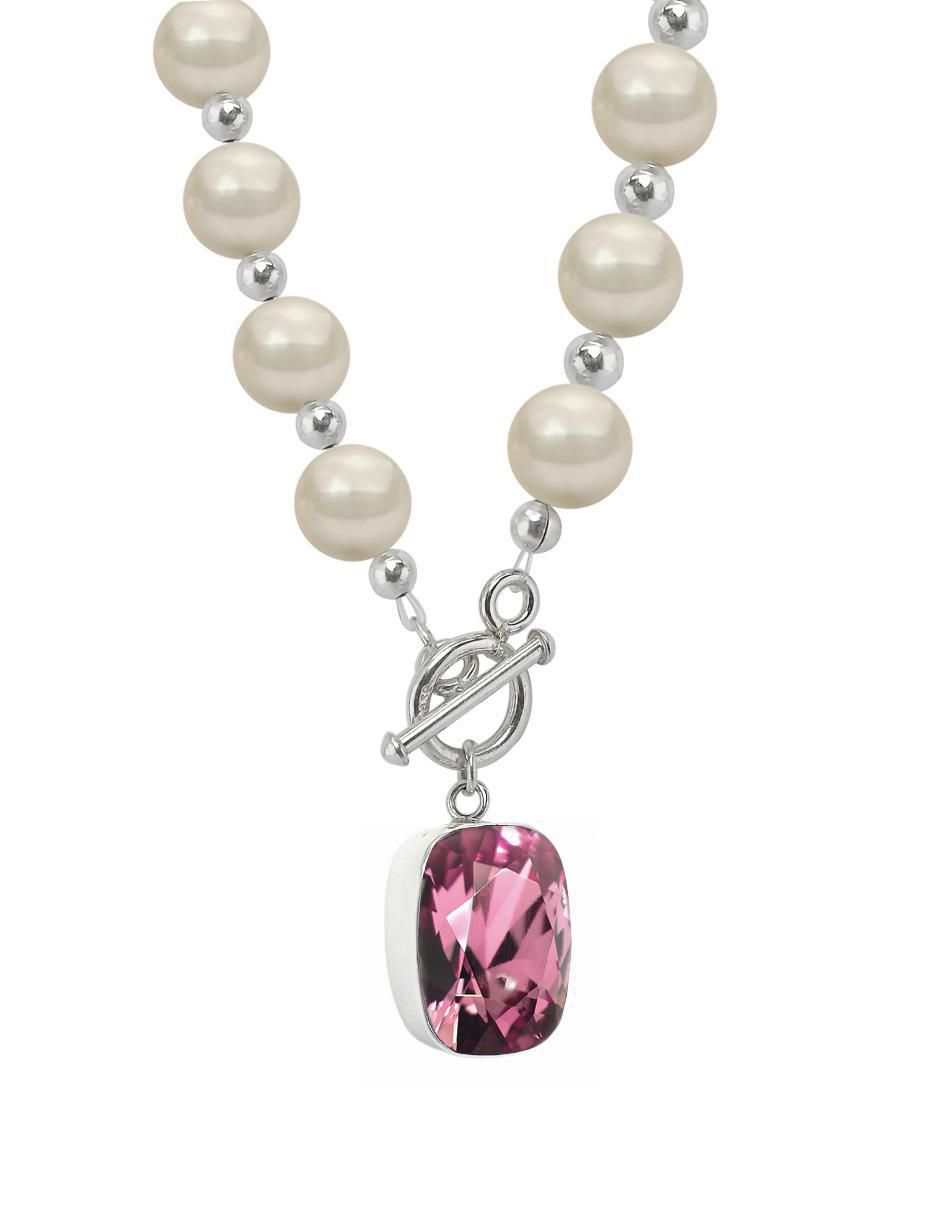 Collar Baguette de plata P 925 Collar Baguette de plata P 925