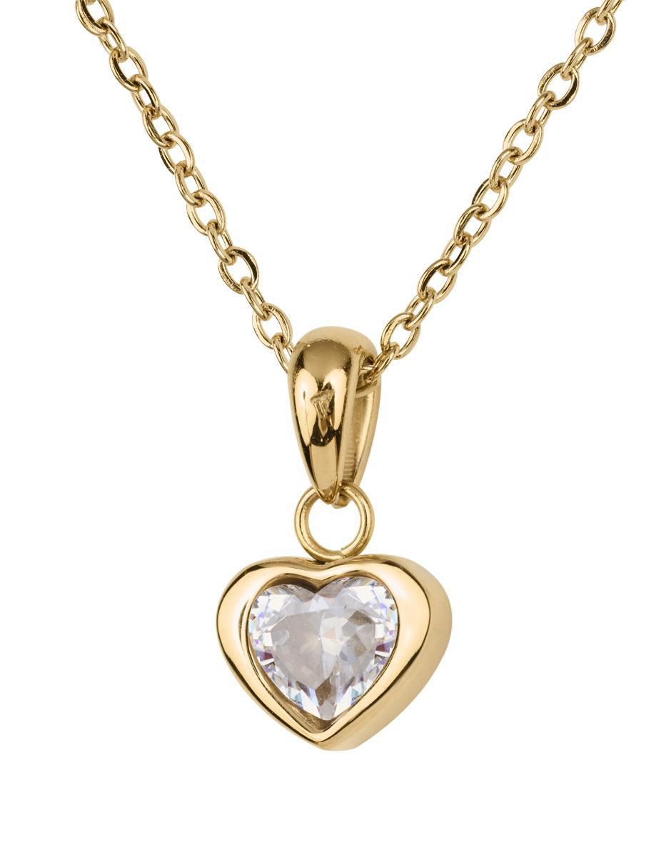 Collar con dije de corazón