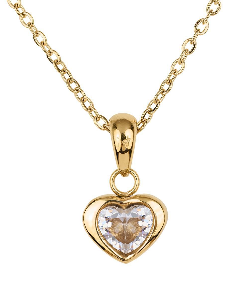 Collar con dije de corazón 2