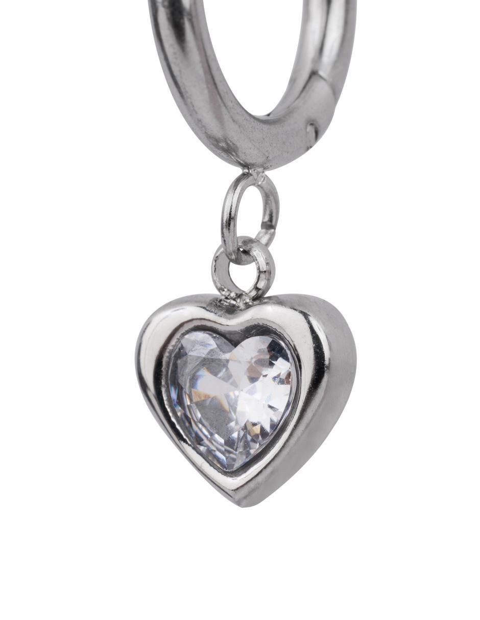 Arracadas de corazón Luckyly zirconia cúbica