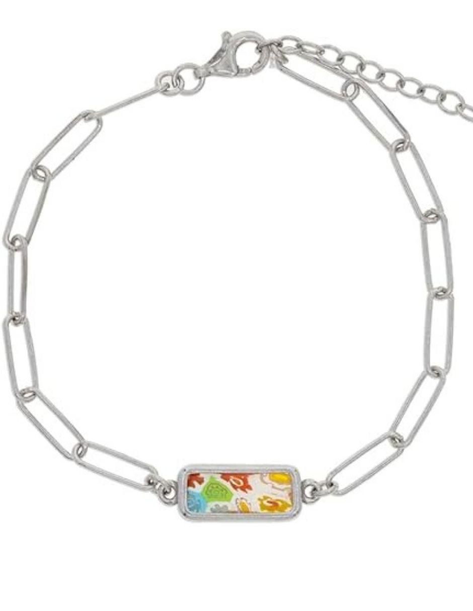 Brazalete de plata P 925 con acabado brillante