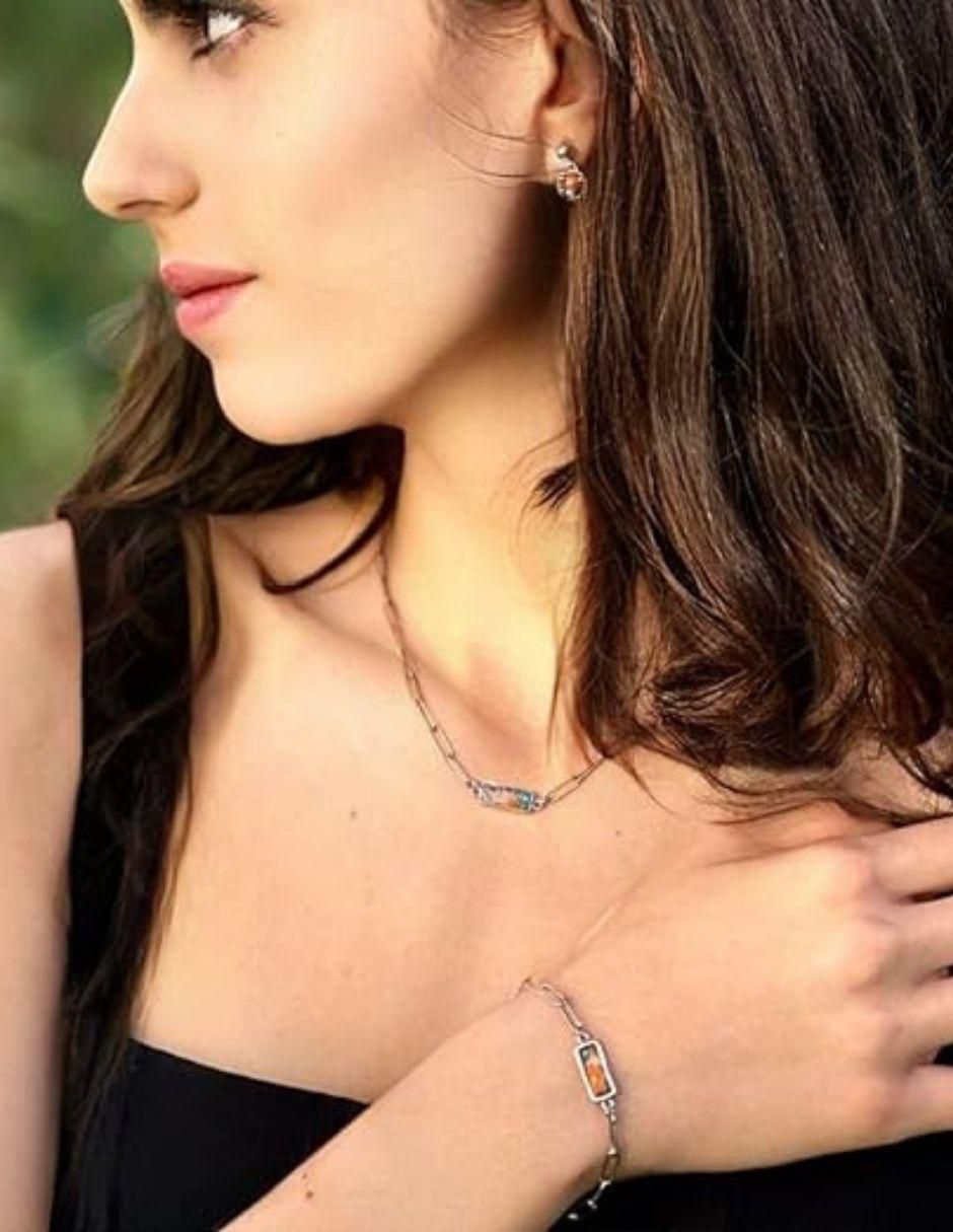 Brazalete de plata P 925 con acabado brillante 3
