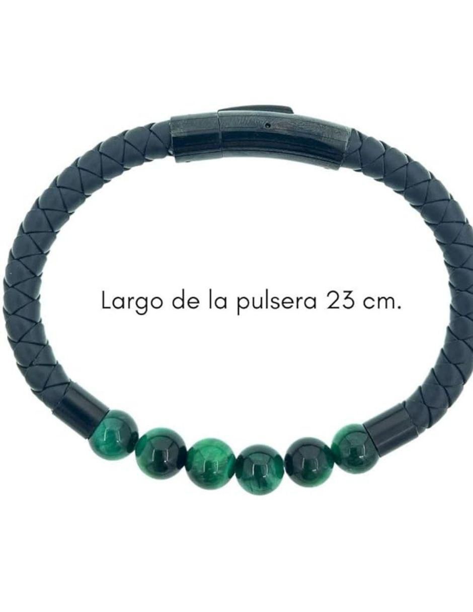 Brazalete con malaquita Mayfer Homme 3