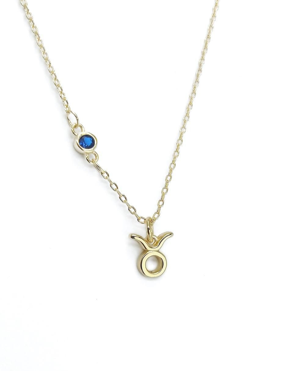 Collar Zodiacos de baño de oro 18 K