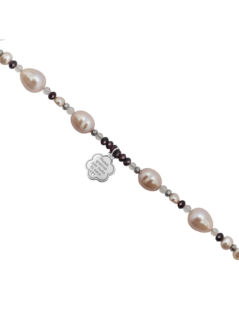 Pulsera de plata con granate p 925 2