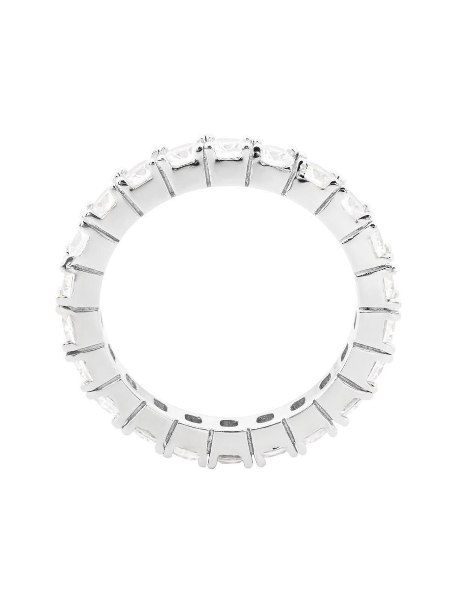 Anillo P 925 de plata zirconia brillante 3