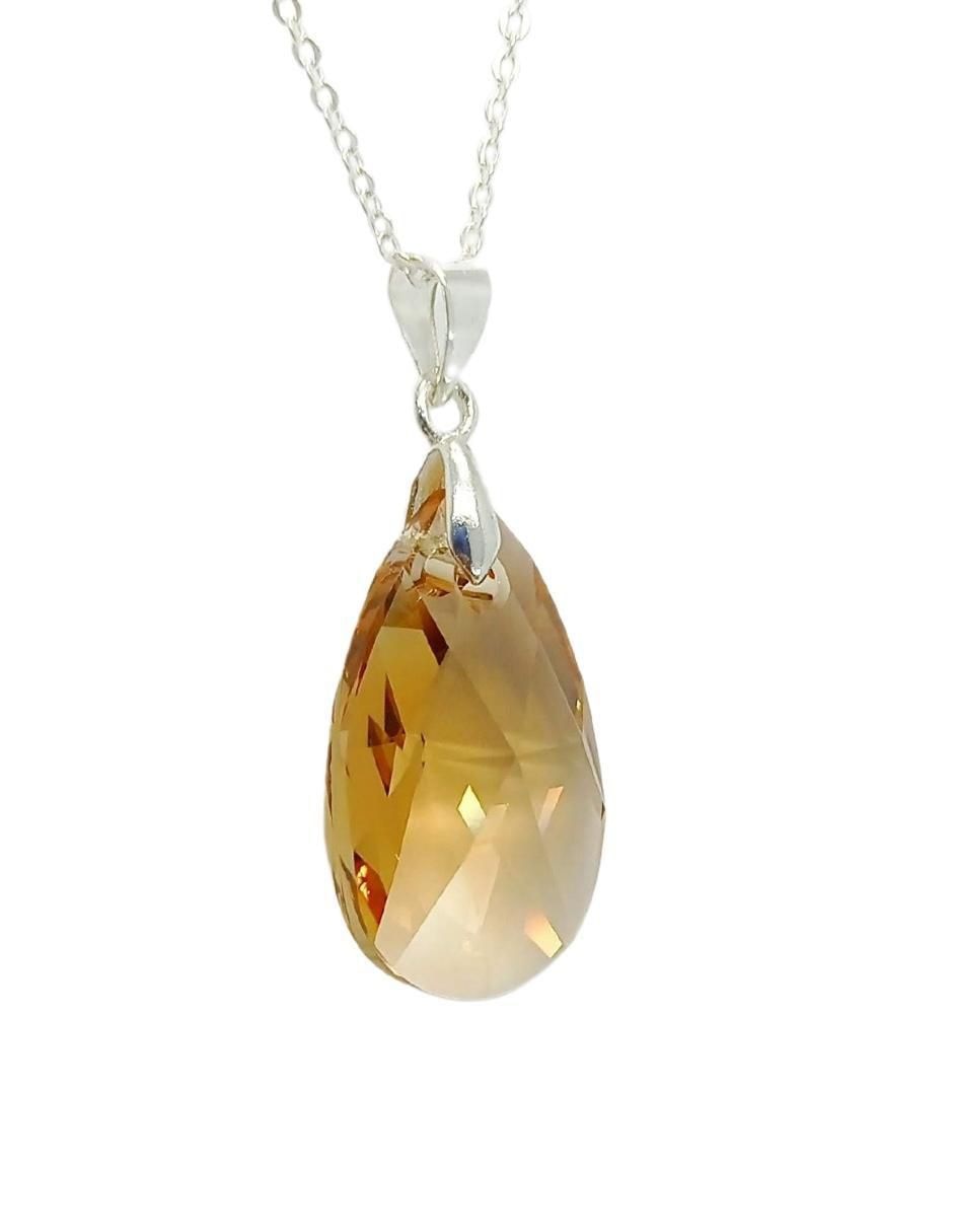 Aretes y collar "de (si aplica)" gota zvezda leaves sin temática "de" plata p 925 cristal