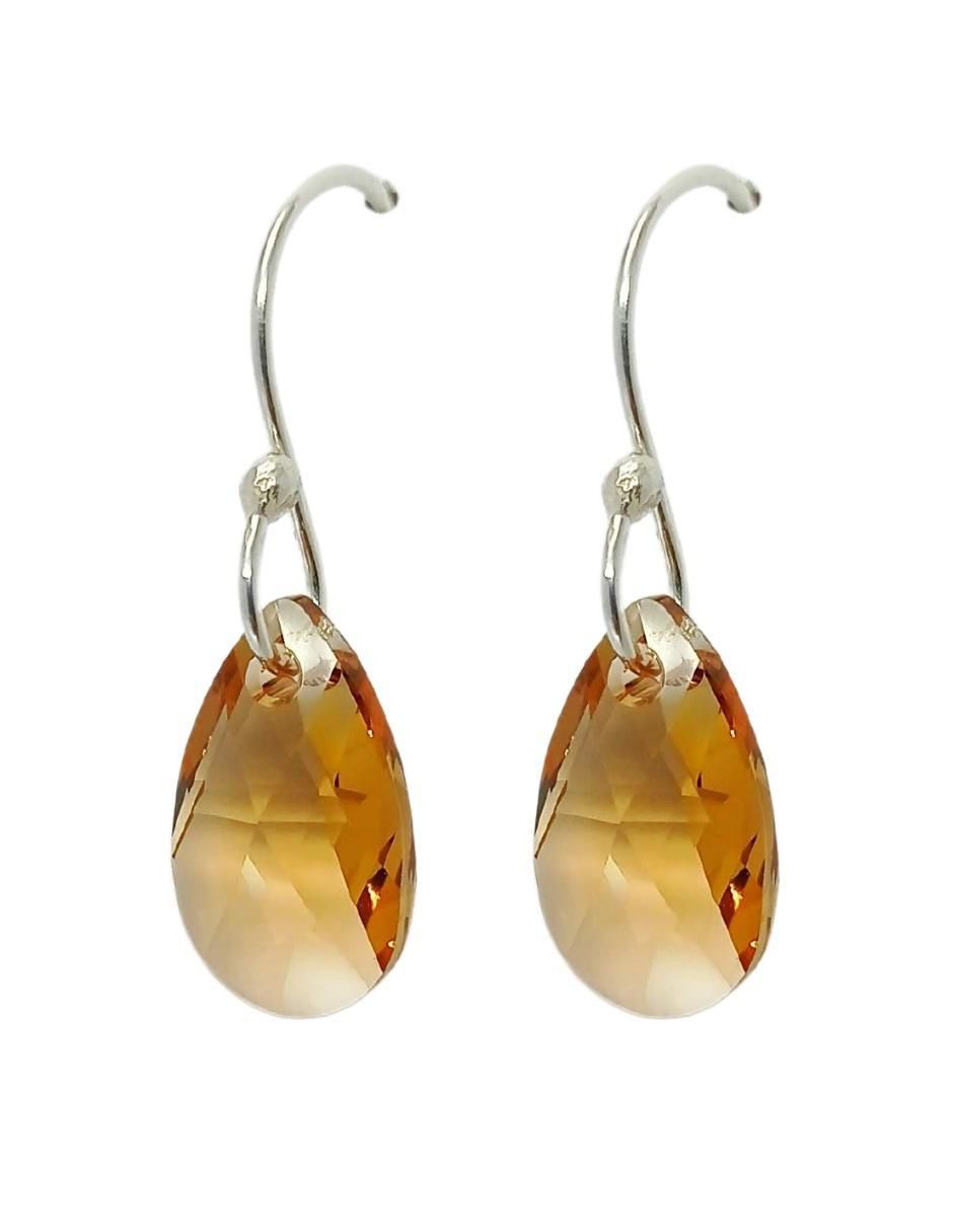 Aretes y collar "de (si aplica)" gota zvezda leaves sin temática "de" plata p 925 cristal