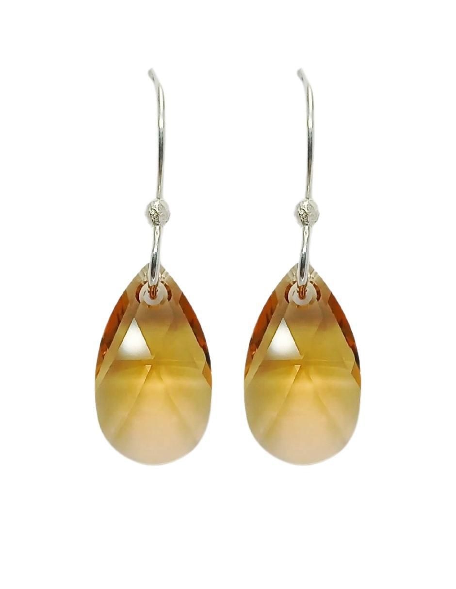 Aretes y collar "de (si aplica)" gota zvezda leaves sin temática "de" plata p 925 cristal
