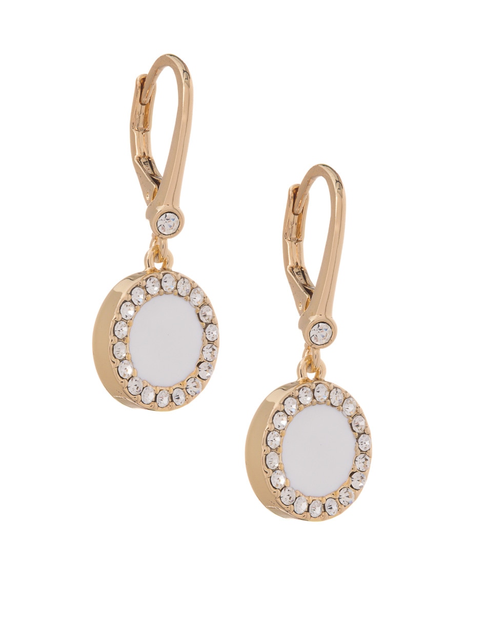 Aretes circulares con acabado brillante resina 2