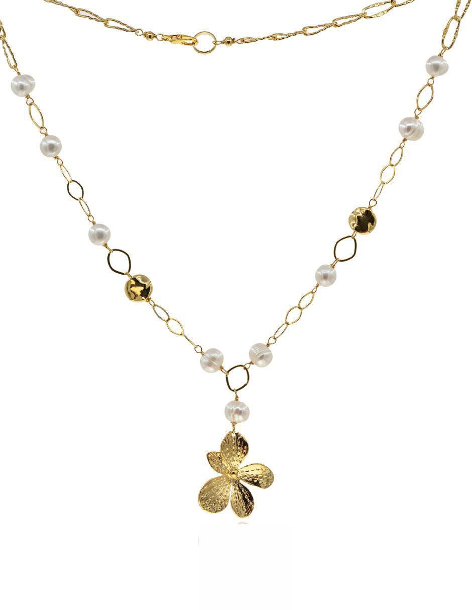 Colgante y dije de flor Ablime orquideas