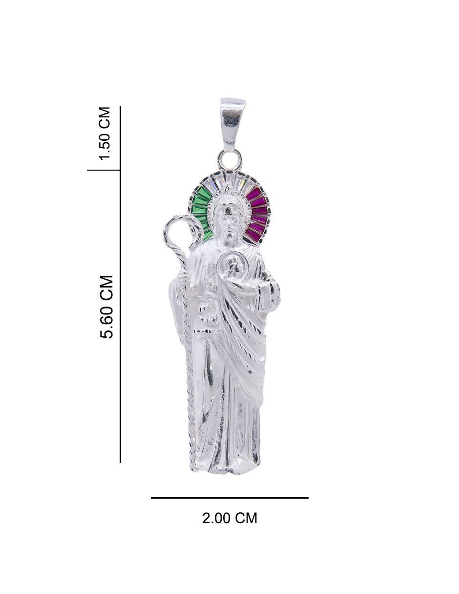 Dije san judas tadeo de plata P 925 5