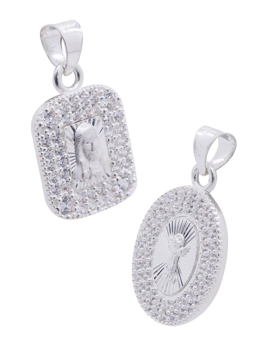 Dije cristo de plata P 925 4
