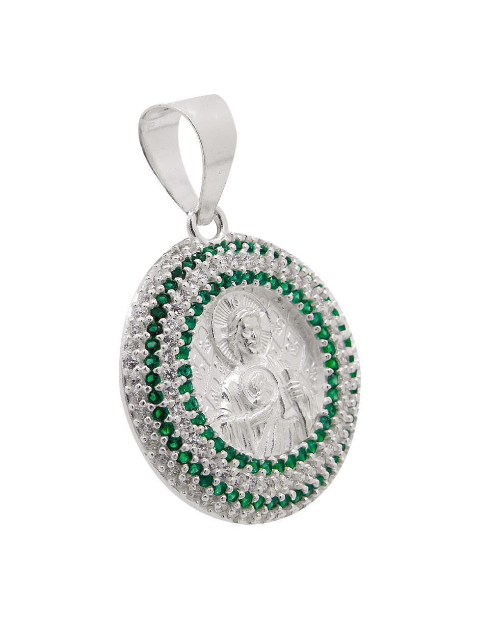 Dije redondo san judas tadeo de plata P 925 3