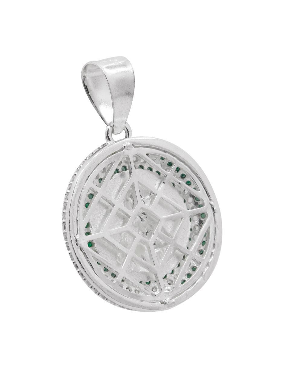 Dije redondo san judas tadeo de plata P 925 4