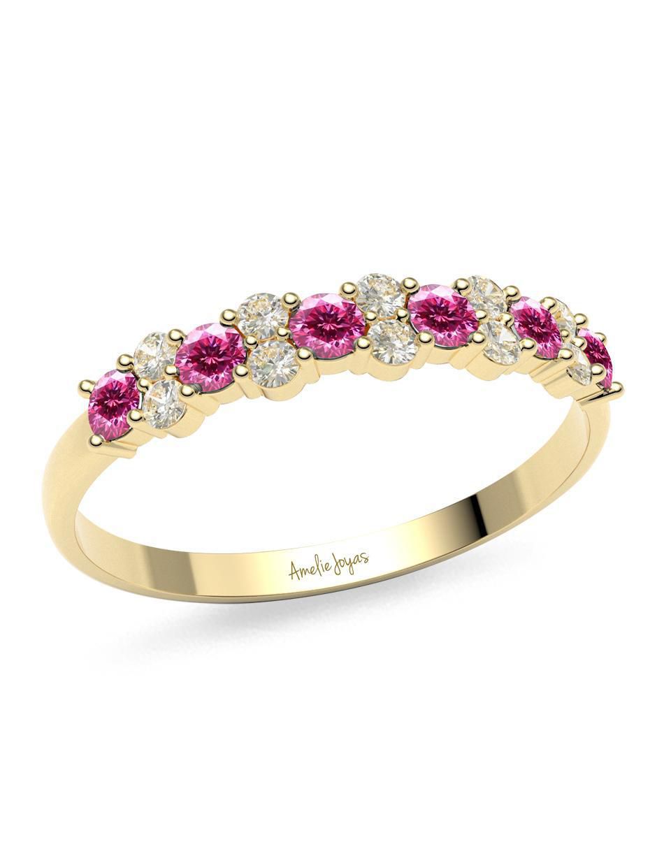 Churumbela "de (si aplica)" redondo amelie joyas sin colección sin temática 14 k "de" oro zirconia