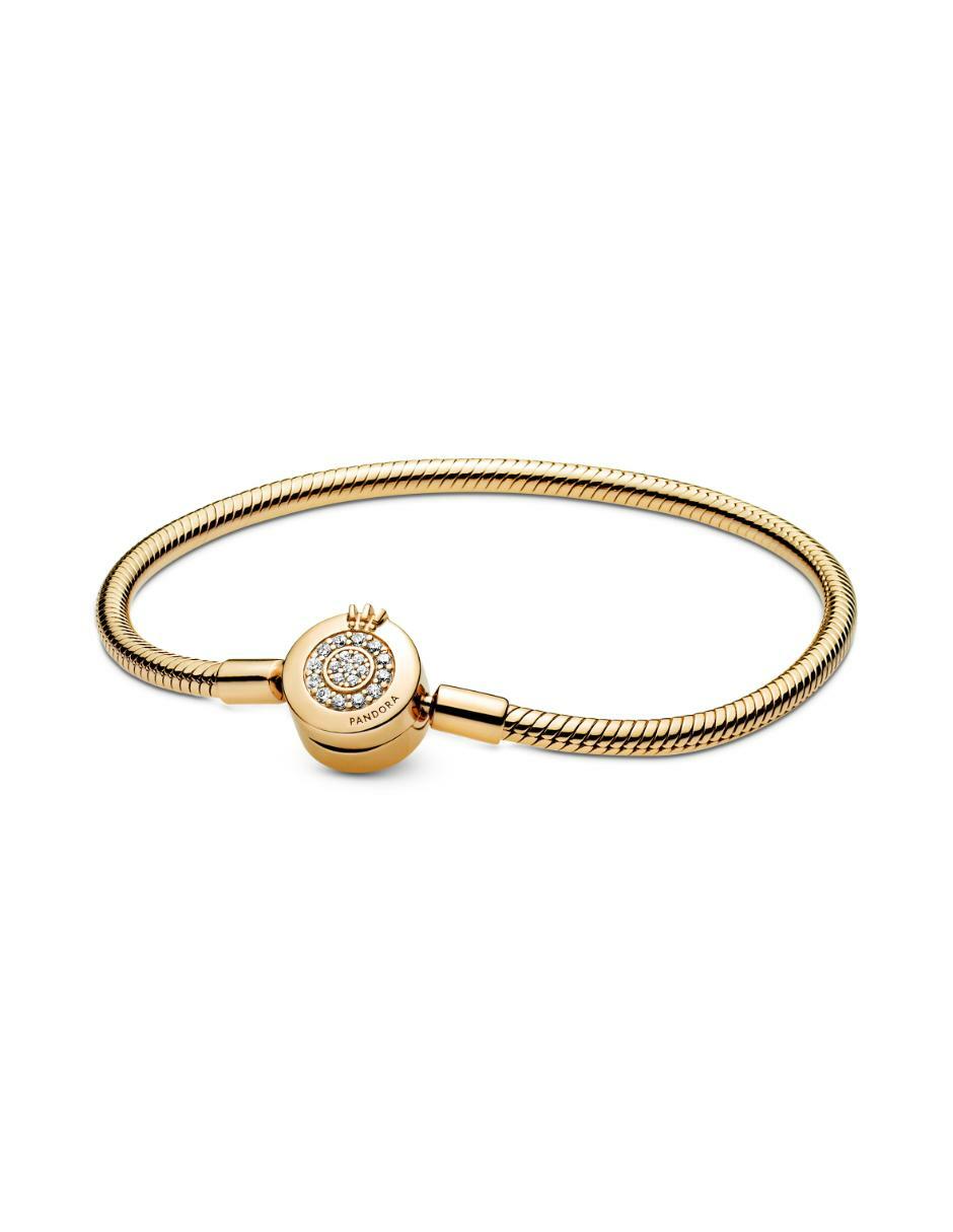 Brazalete de Plata P 925 Moments con acabado baño de oro