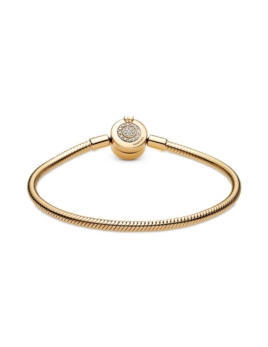 Brazalete de Plata P 925 Moments con acabado baño de oro 2