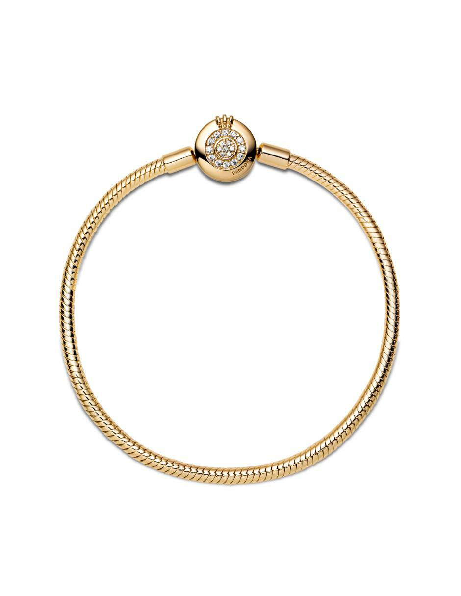 Brazalete de Plata P 925 Moments con acabado baño de oro 3