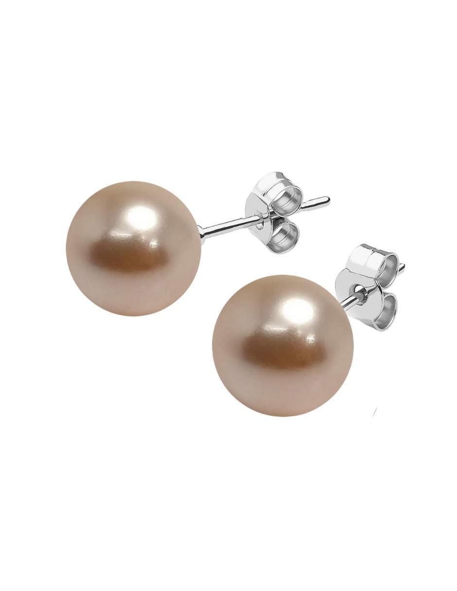 Aretes y collar circulares Pearls de plata P925 cristal 6