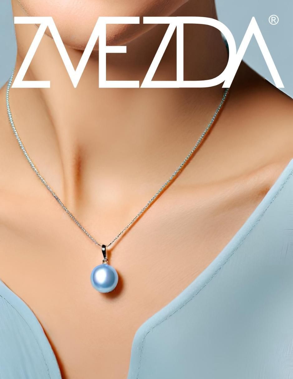 Aretes, collar y pulsera circulares Pearls de plata P925 cristal 2