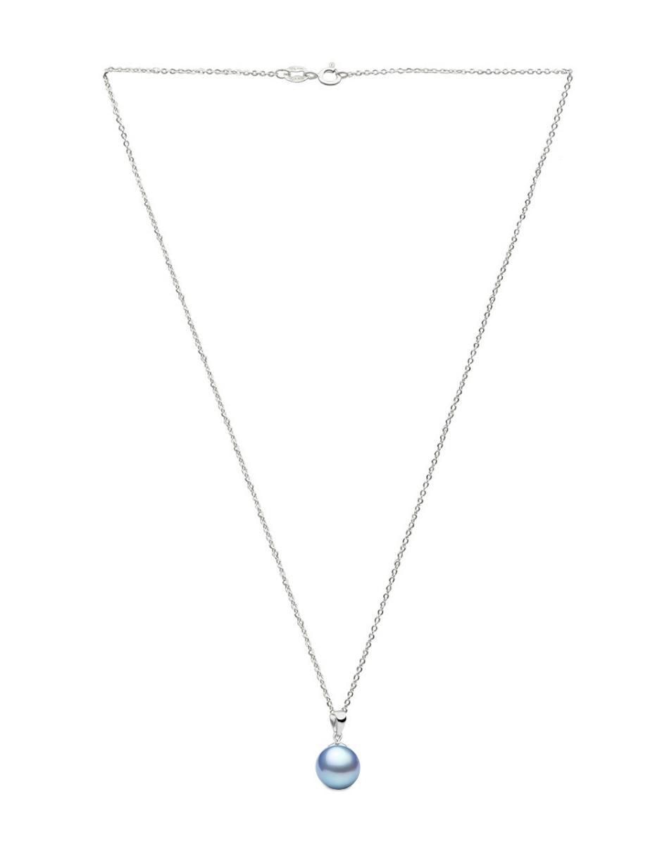 Aretes, collar y pulsera circulares Pearls de plata P925 cristal 7