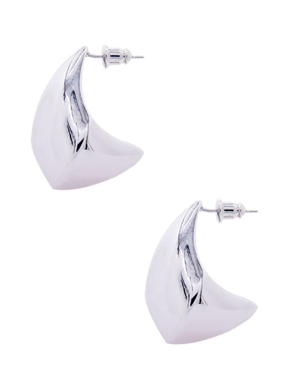Aretes de gota con acabado brillante 4