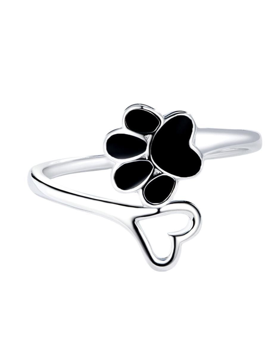 Anillo de corazón Kiki P 925 de plata zirconia brillante