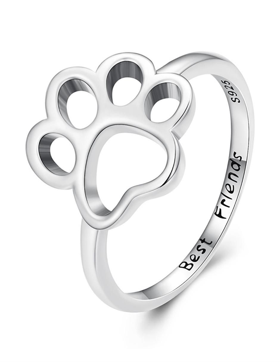 Anillo de gato Kiki P 925 de plata brillante 3