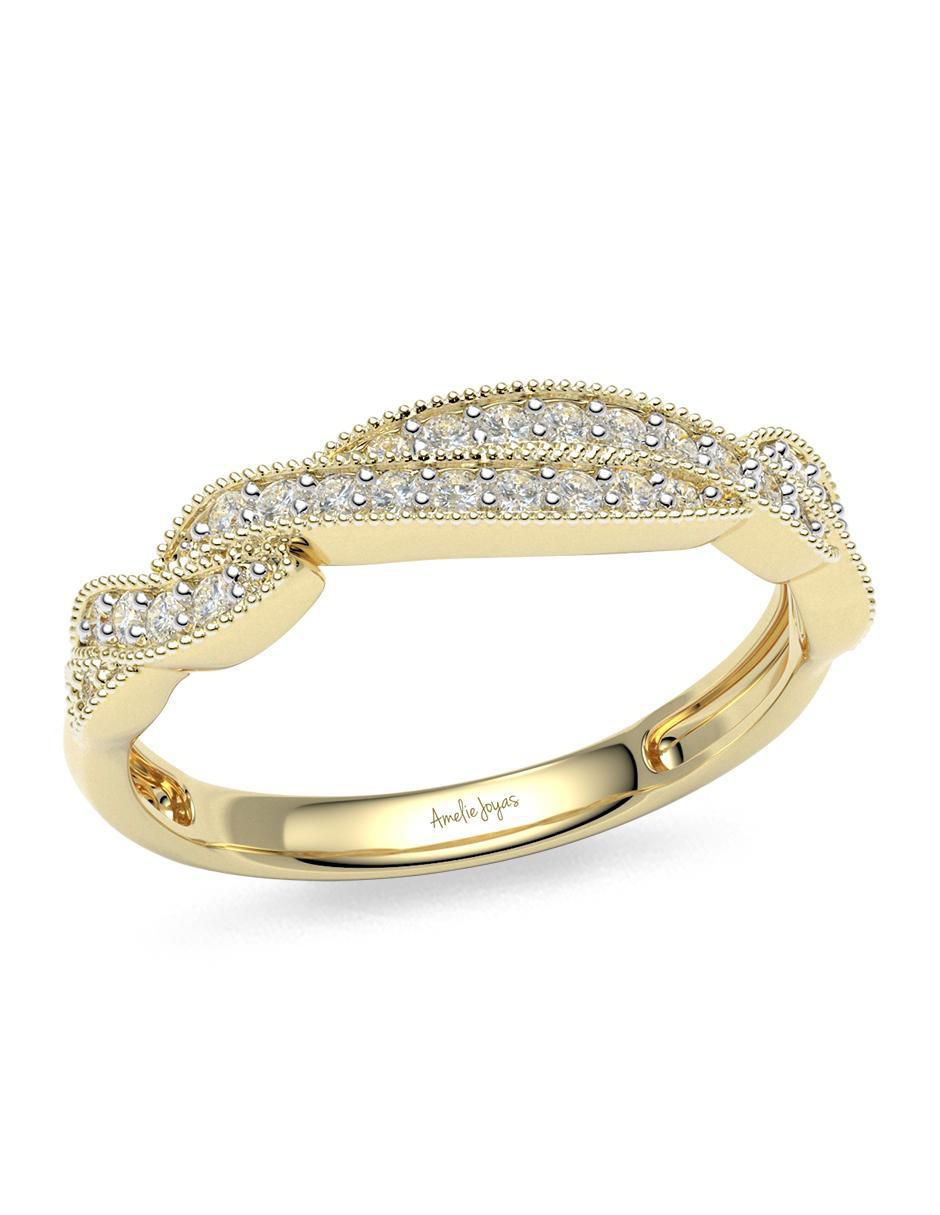 Churumbela "de (si aplica)" redondo amelie joyas sin colección sin temática 14 k "de" oro zirconia