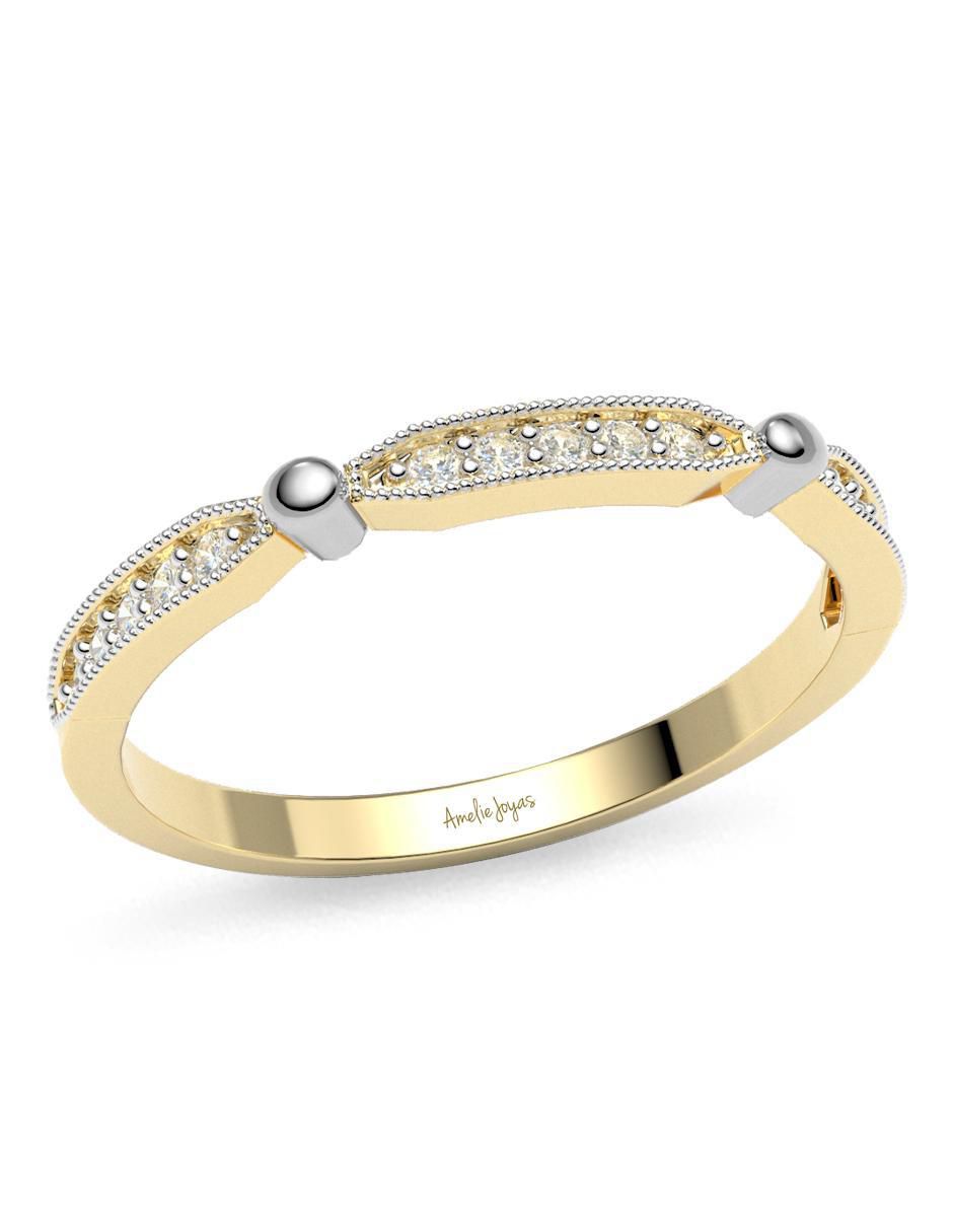 Churumbela "de (si aplica)" redondo amelie joyas sin colección sin temática 14 k "de" oro zirconia