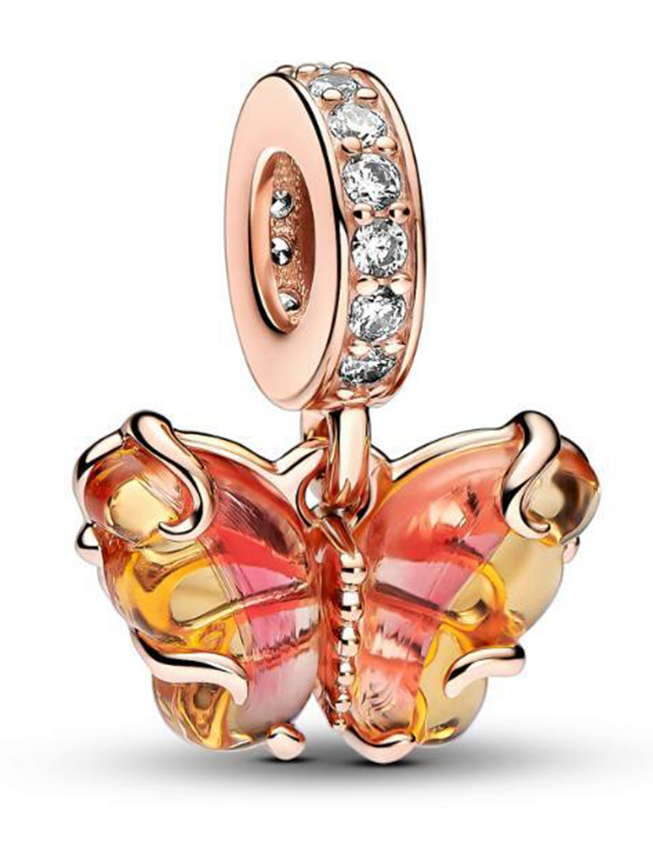 Charm de mariposa moments de plata P 925 Charm de mariposa moments de plata P 925