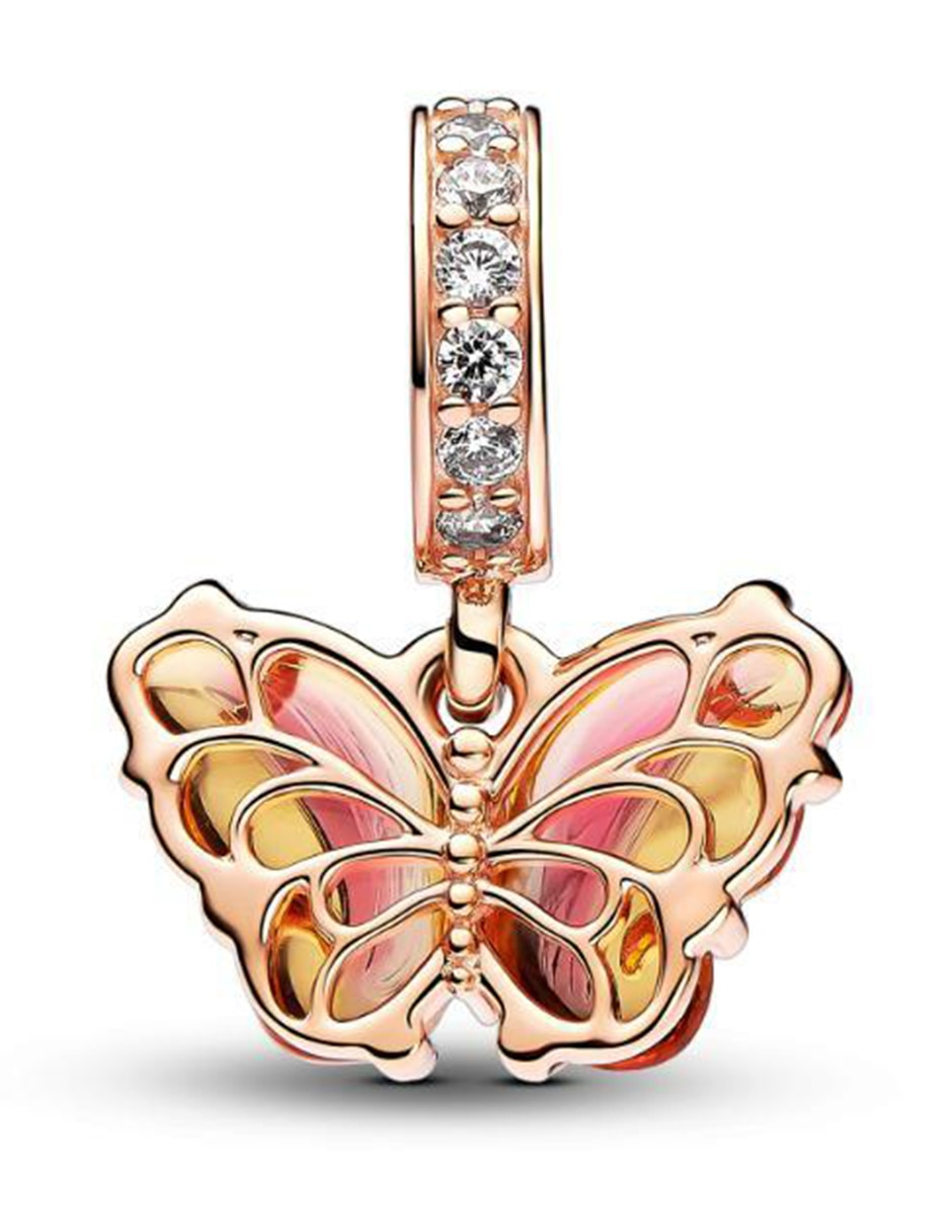 Charm de mariposa moments de plata P 925 3