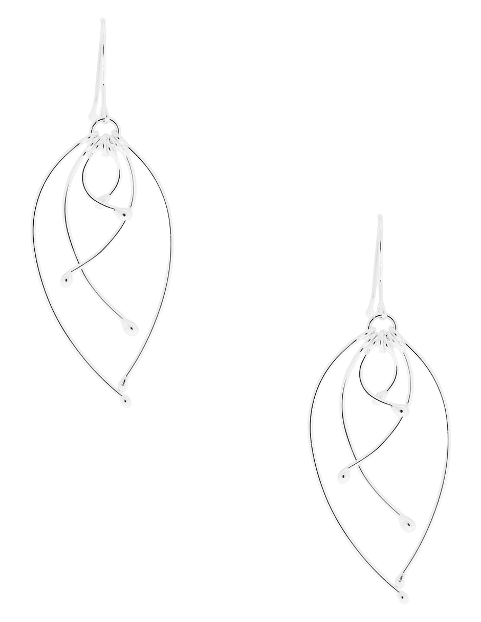 Aretes Casquillas Cerillo de plata P 925 con acabado brillante