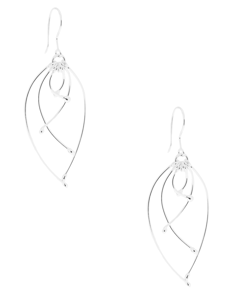 Aretes Casquillas Cerillo de plata P 925 con acabado brillante 2