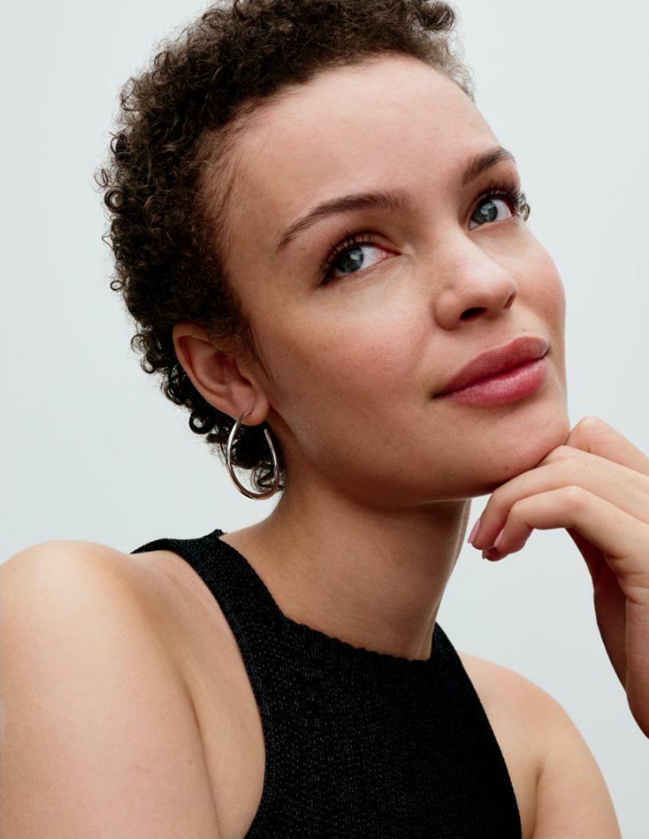 Arracadas Essence de plata P 925 con acabado brillante 2