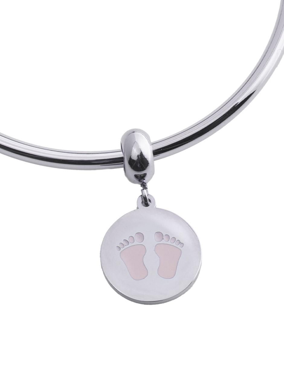 Charm "de" huella luckyly charms para pulsera de mujer sin temática "de" acero inoxidable sin kilataje sin gema