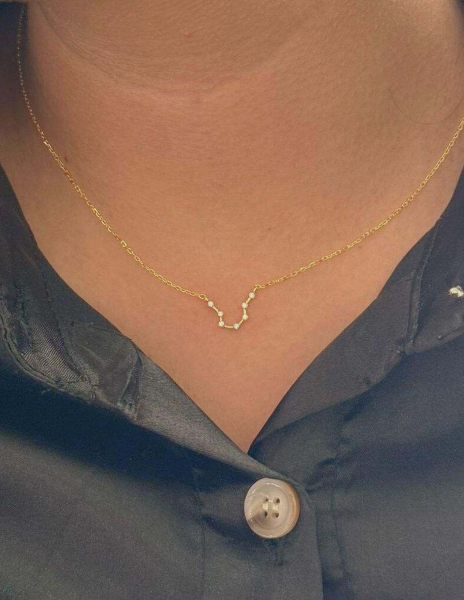 Collar con dije Constelaciones de plata P 925 3