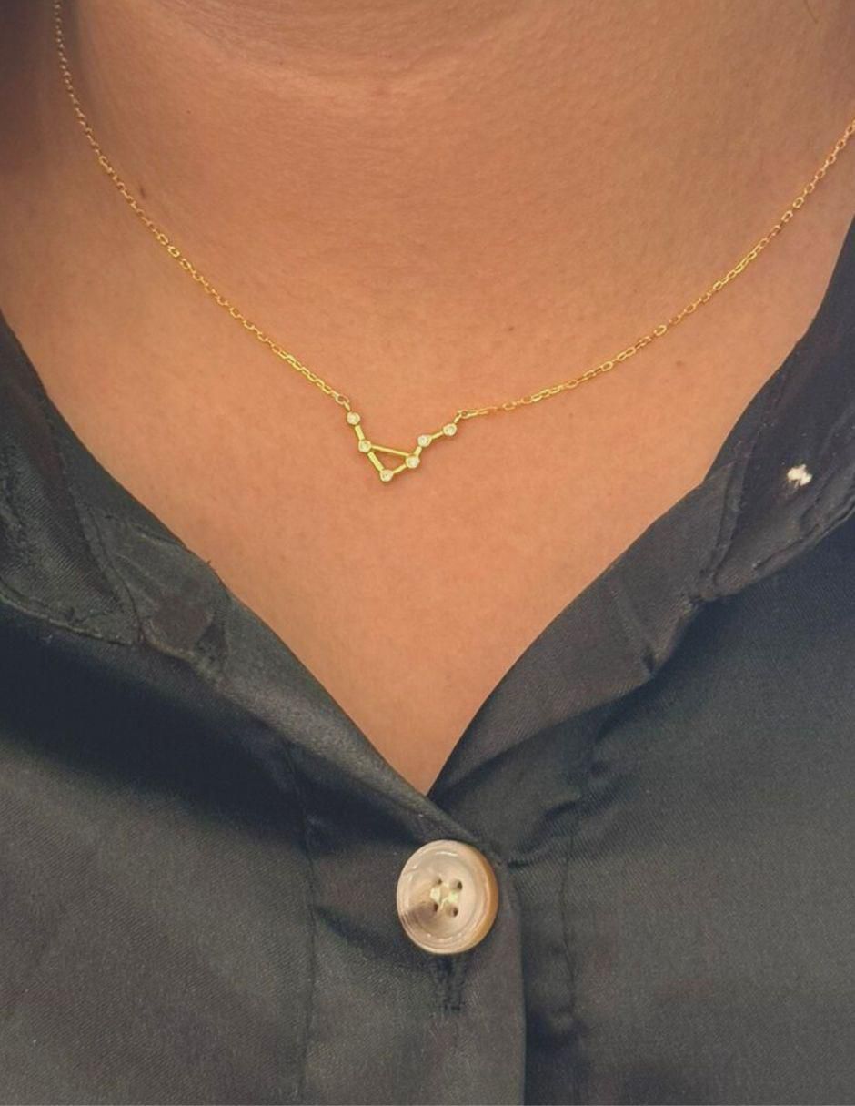Collar con dije Constelaciones de plata P 925 3
