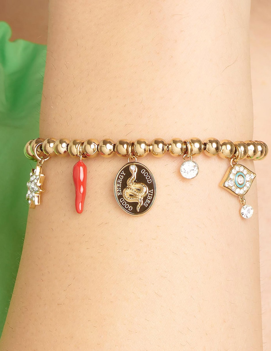 Brazalete con cristal Chakra 4