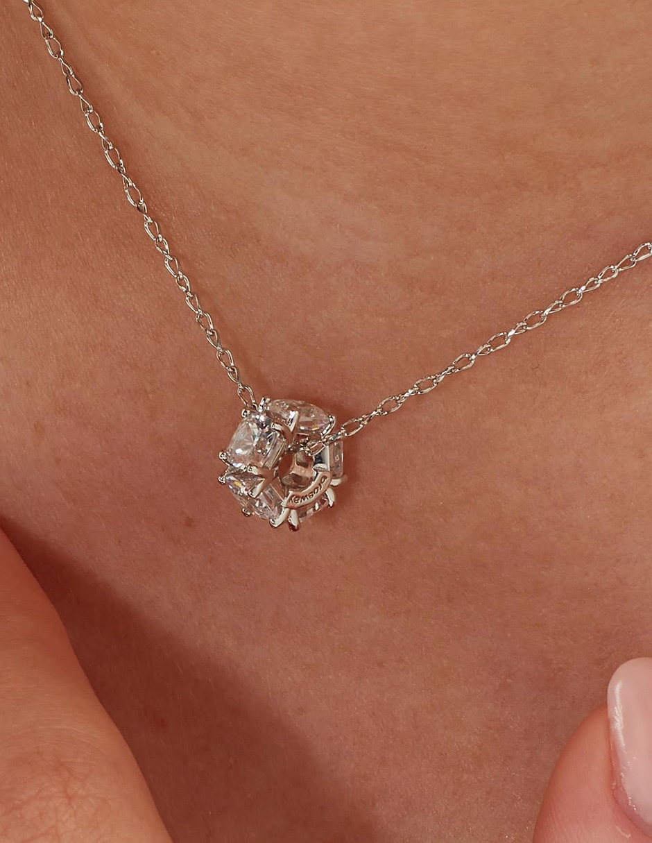 Charm circular fancy infinite white de plata P 925 4