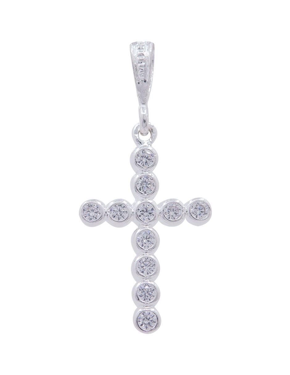 Dije de cruz de plata P 925