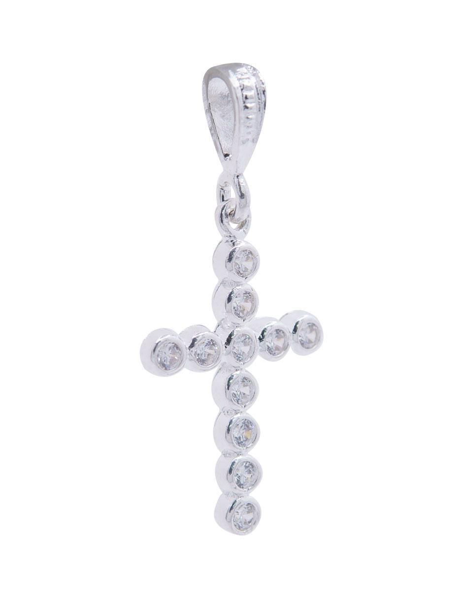 Dije de cruz de plata P 925 2