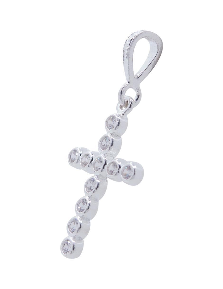 Dije de cruz de plata P 925 3