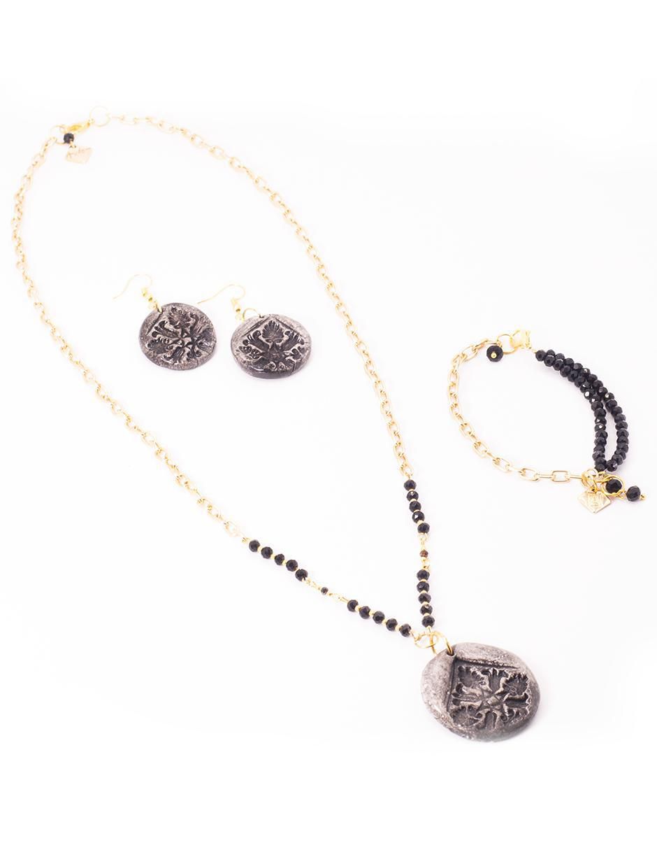Aretes, collar y pulsera 1