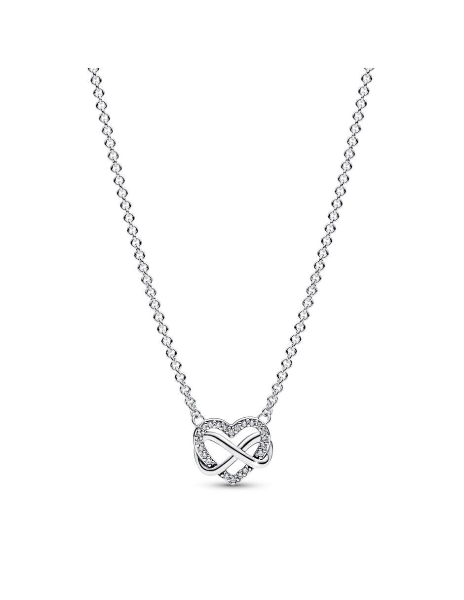 Collar de corazón de plata P 925